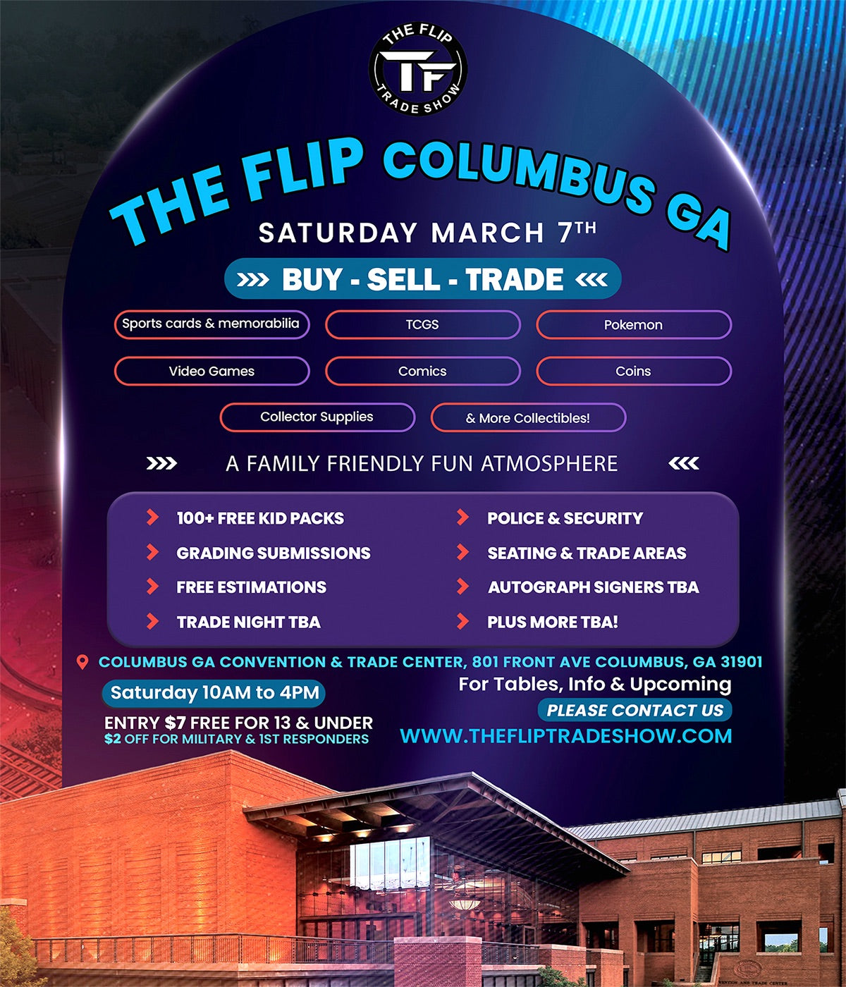 Vendor Space Columbus GA March 2026