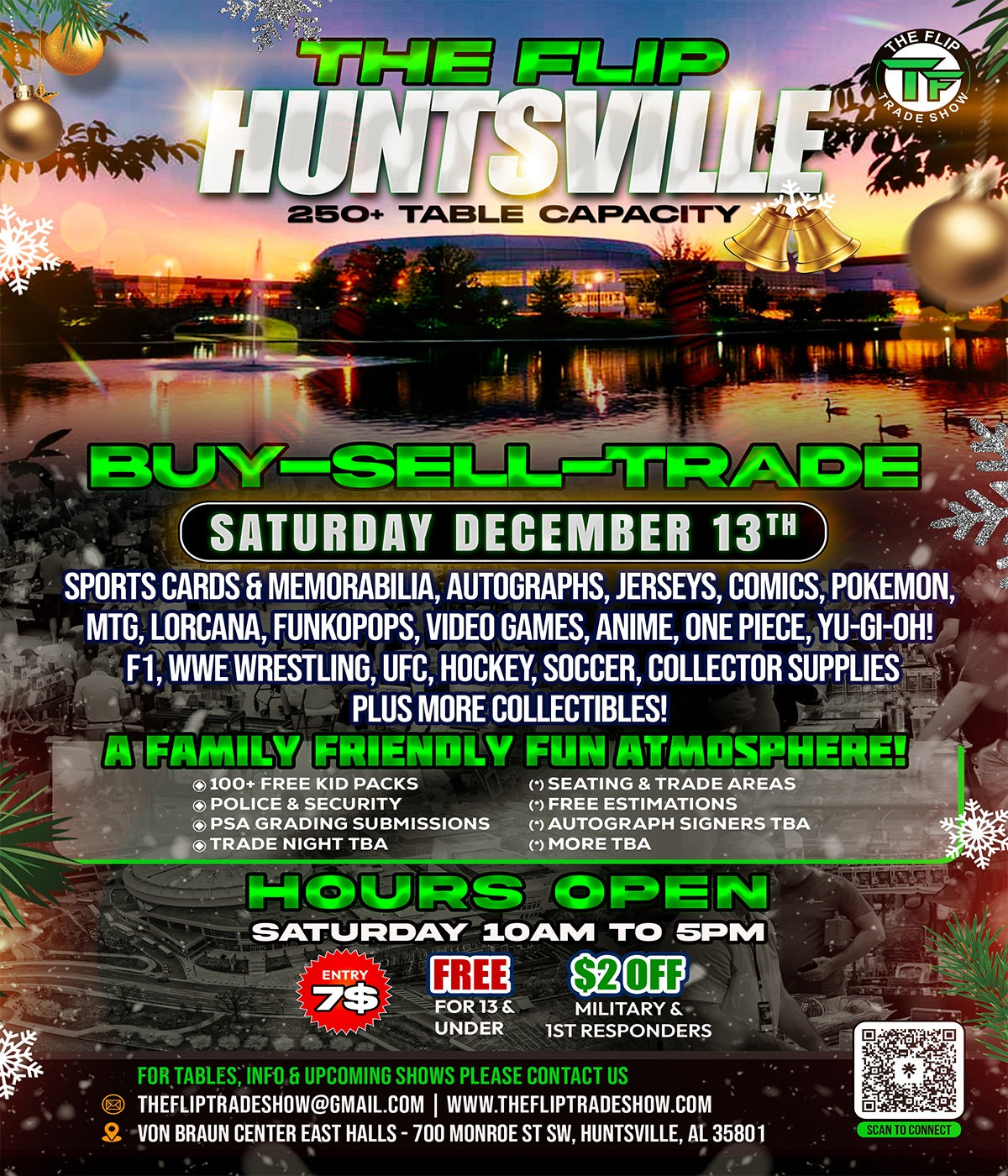 Vendor Space Huntsville AL December 13 2025