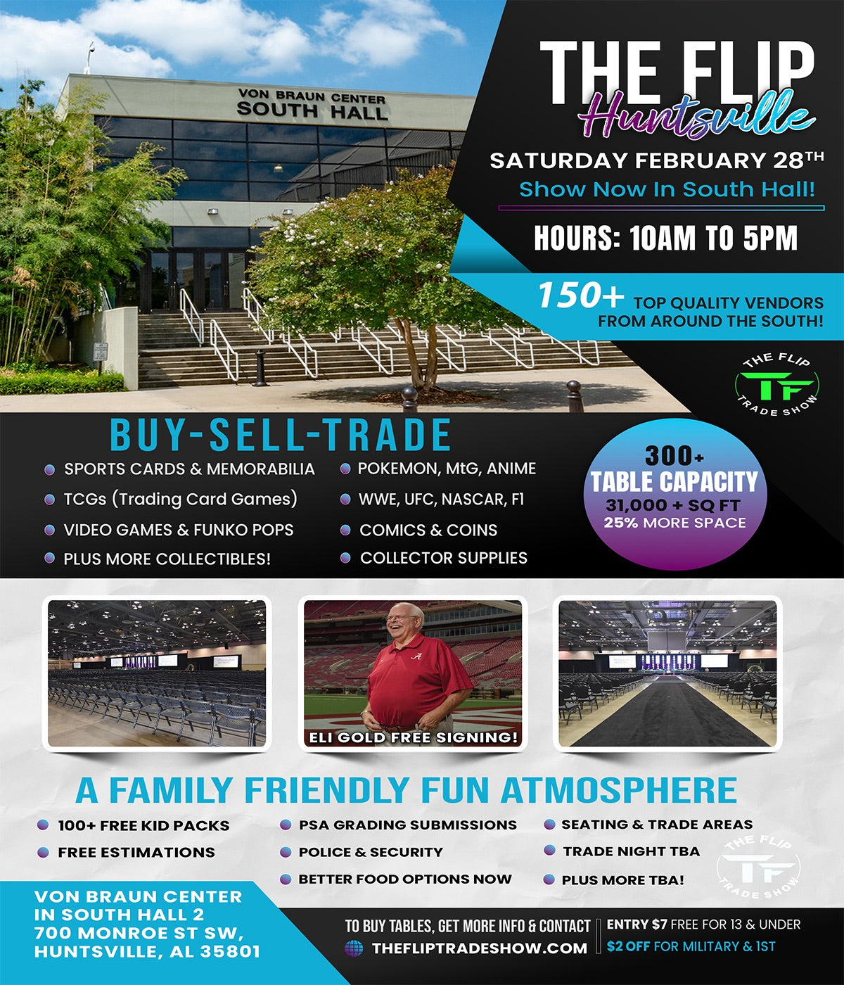 Vendor Space Huntsville AL Feb 2026