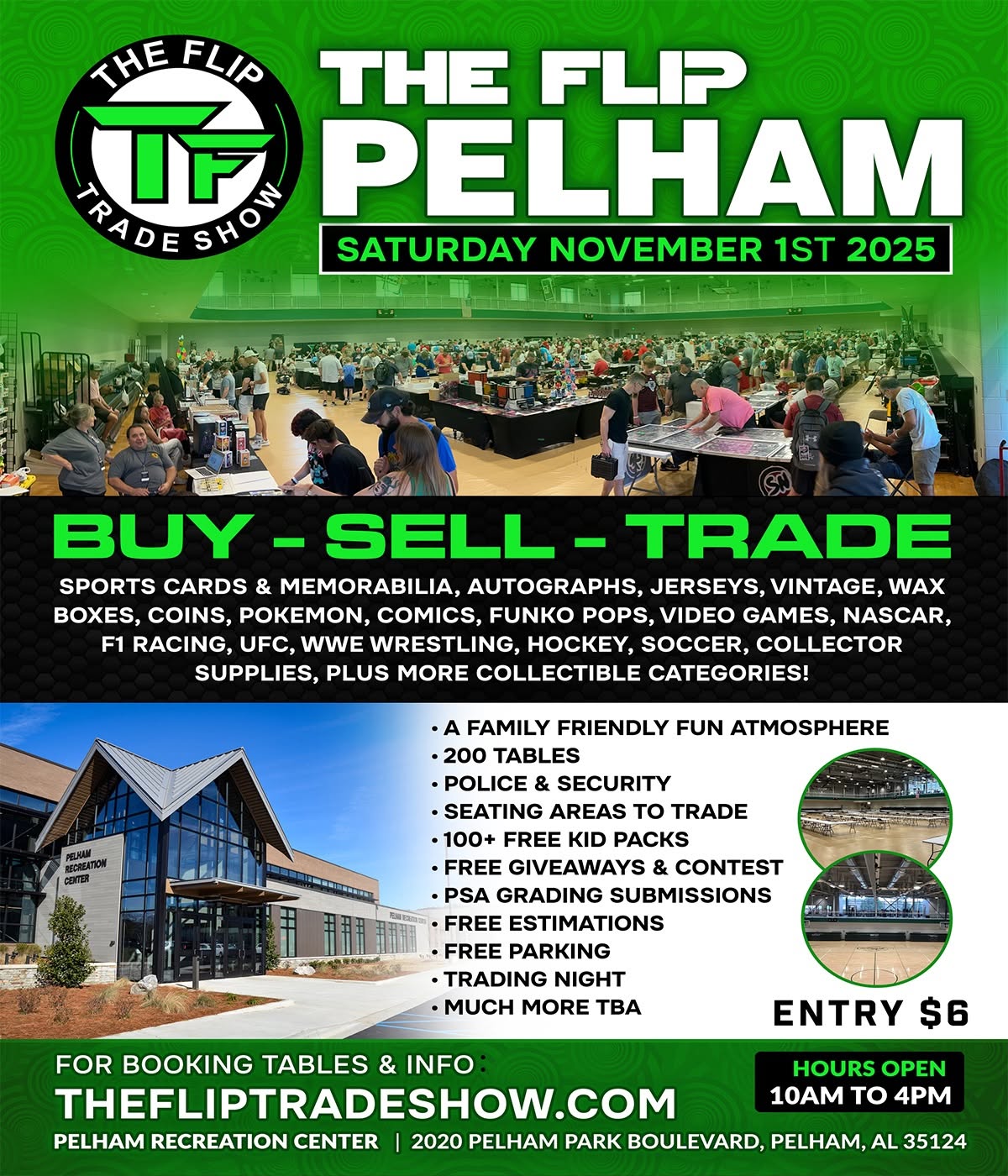 Vendor Space Pelham AL Nov 1 2025