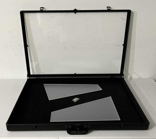 The Flip Display Case with Risers and Key