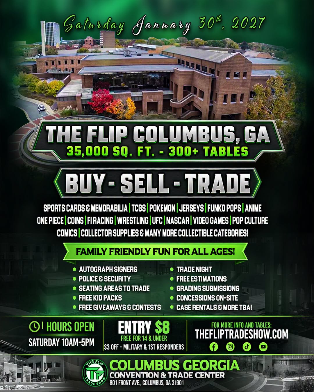 Vender Space Columbus GA Jan 30 2027