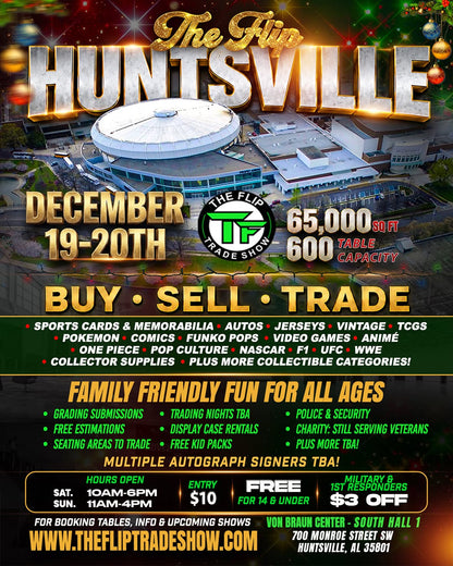 Vender Space Huntsville Dec 19-29 2026